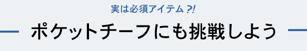 ポケットチーフにも挑戦しよう